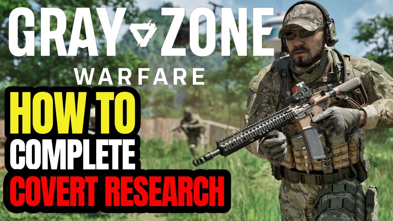 Gray Zone Warfare: Covert Research Task Crimson Shield (Location & Guide)