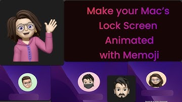 How to Create an use your Custom Memoji | How to Setup Memoji in Mac | Set Memoji on Mac Lock Screen