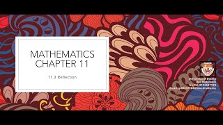 Form 2 Chapter 11 Transformation - 11.3 Reflection