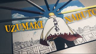 Drawing Naruto Uzumaki | with color pencil | ep 1 | Naruto Special