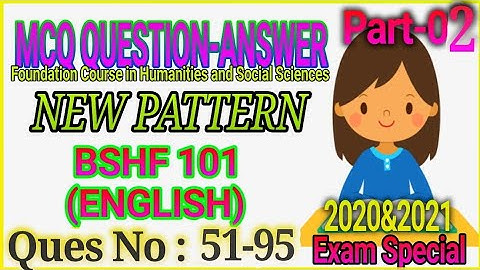 bshf 101 Ignou mcq objective questions new syllabus in English : Part-2