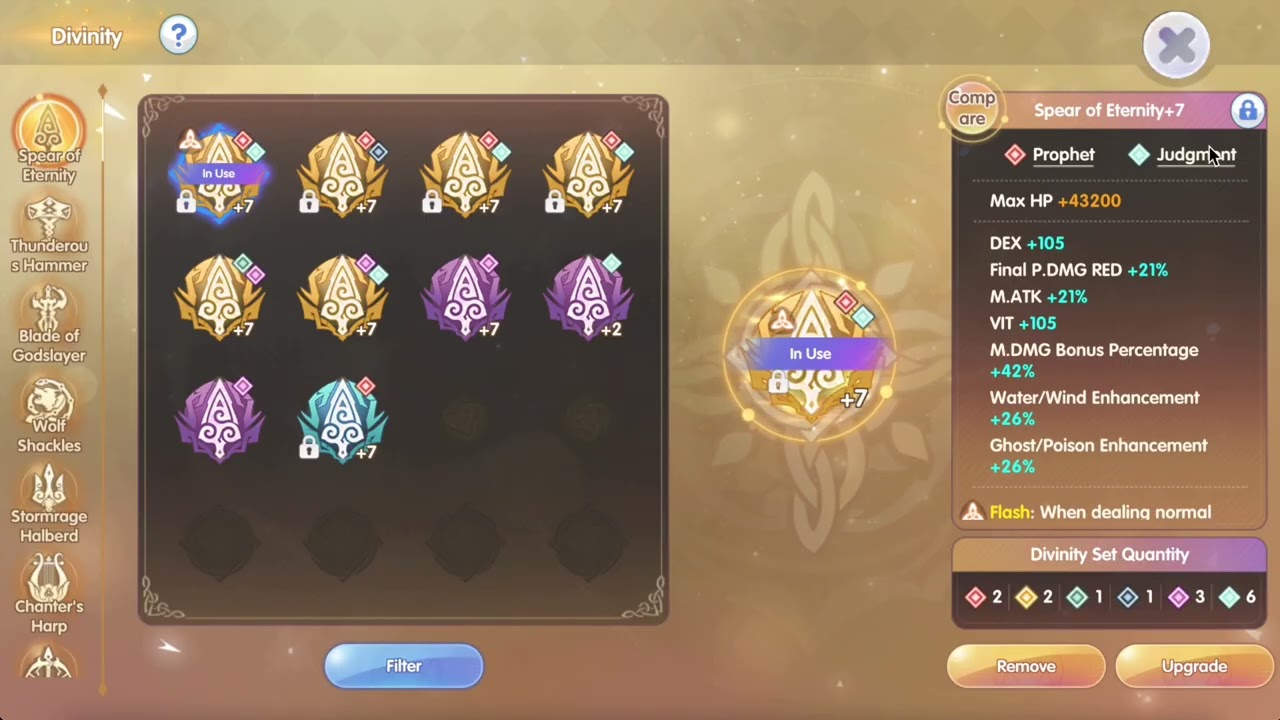 Dex Crit WindHawk PVE load details and DPS test 26/03/2025