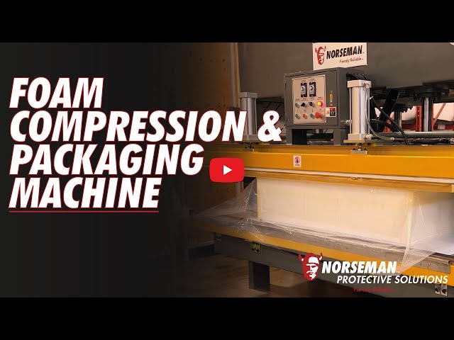 Foam Compression and Packaging Machine 