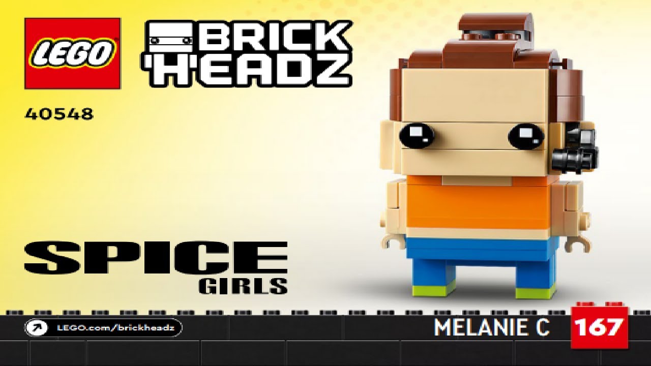 LEGO instructions - BrickHeadz - 40548 - Spice Girls Tribute (Melanie C)