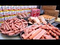 한달에 햄 사용량 1톤!! 라면사리, 공기밥 공짜로 주는 햄 폭탄 부대찌개 / Sausage Stew | Korean Street Food