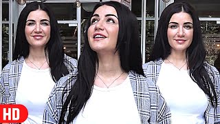 Uff य बद Bloody Daddy Actress Amy Aela Looks H0T In White & Grey Outfit Snapped At Promotion