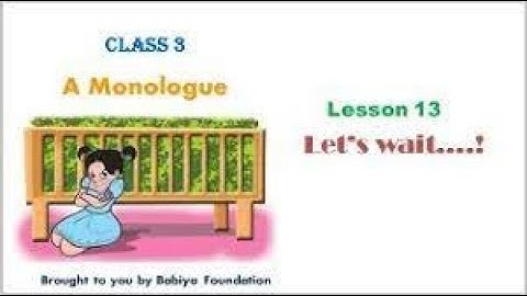 Class 3rd English || Chapter no - 13. Let