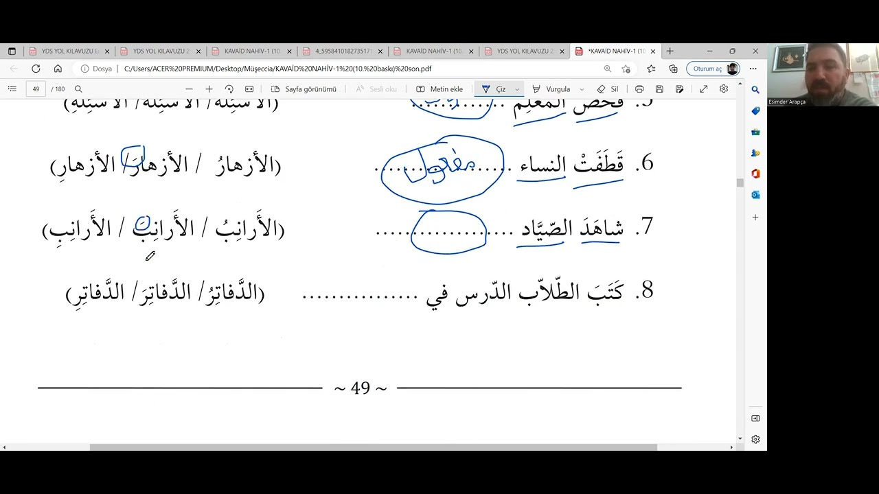 Cemi Mükesser / Teksir - Bol Örnek Alıştırmalar