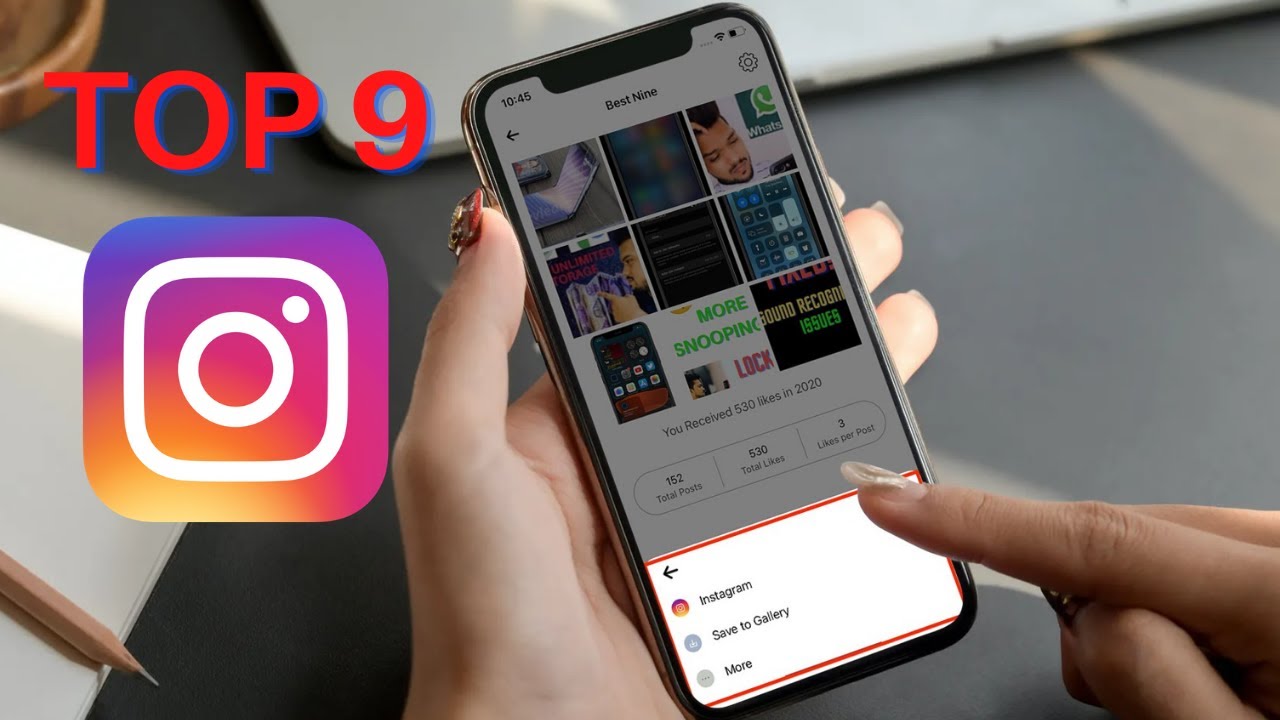 How To Create And Share Instagram Top 9 Year In Review 2020 Youtube
