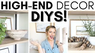 HIGH-END DIY DECOR || RH DUPE || DECORATING ON A BUDGET