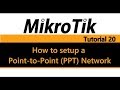 MikroTik Tutorial 20 - How to setup a simple point to point  PTP network link