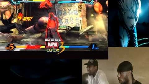 Ultimate Marvel vs Capcom 3 Ermac445 vs Shadow_Fox140 3rd set  pt 3