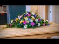 Multicoloured Funeral Flower Spray