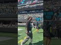 Tre Boston gettin' the crowd HYPE! ⚡️ #carolinapanthers #nfl