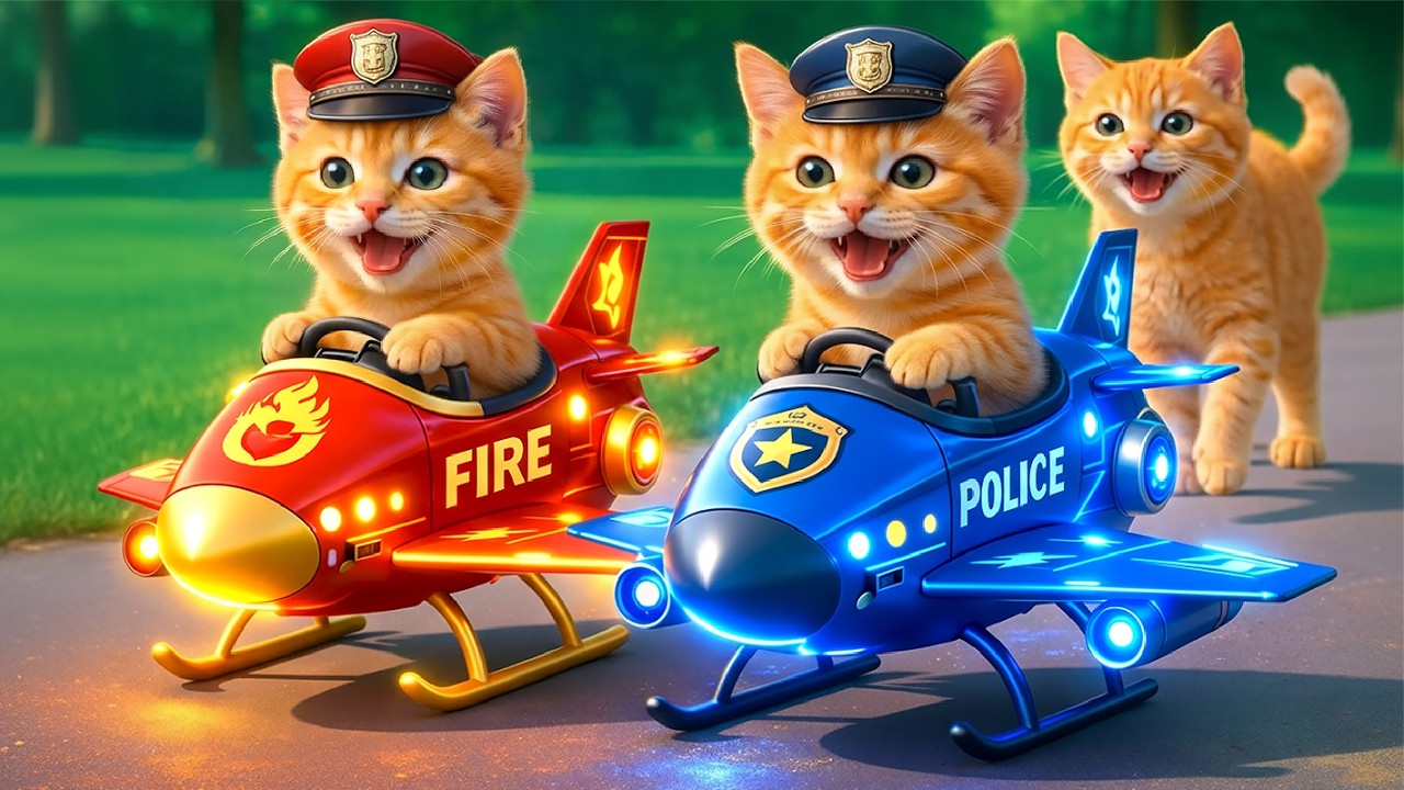 Kittens Drive Fire Demon Motorbikes 🚓 on a Revenge Mission to Rescue Mama Cat from a Bully💥🐱