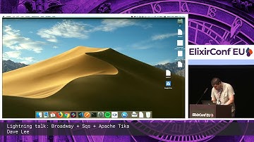 Lightning talk - Broadway + Sqs + Apache Tika - Dave Lee - ElixirConf EU 2019