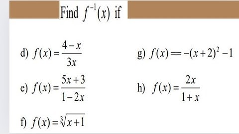 How to find inverse functions part 2#maths #physics