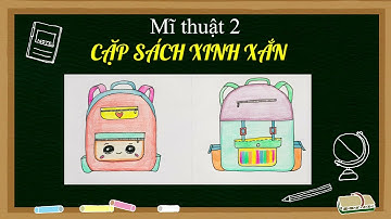 Thực hành | Mĩ thuật 2 | CẶP SÁCH XINH XẮN #behocve