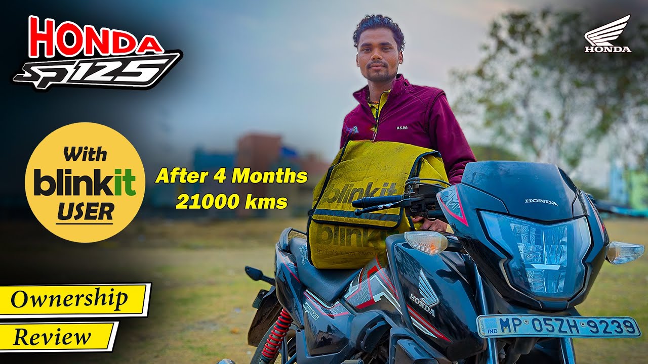 Honda SP 125 & Blinkit Rider // Ownership Review - Comfort, Mileage & Daily Ride Experience