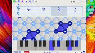 Tonnetz Chord Builder Demo  |  Composing Simple Progressions screenshot 2