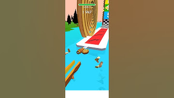 Spiral Roll - Gameplay - level 1 to 3 (Android, ios)#shorts