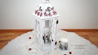 Decoupage Mdf Lantern Lampion Z Mdf Tutorial...