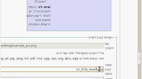 Hebrew Wikipedia Tutorial Image upload