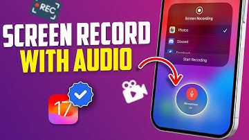 how to Screen record with internal and external audio on iPhone | Screen record With Audio