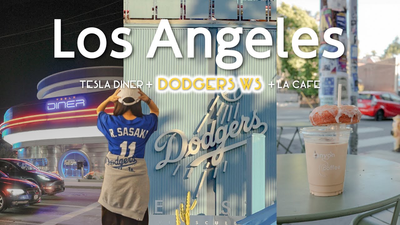 【LA Vlog】DODGERS WIN!! I Spontaneously Flew to LA for the World Series!