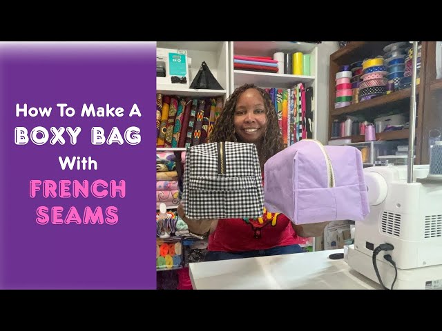 How To Make A Boxy Bag | Beginner Friendly & Detailed - YouTube