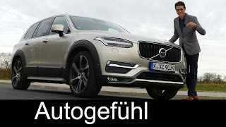 All-new Volvo XC90 T6 AWD offroad look FULL REVIEW test driven 2016 - Autogefühl