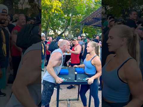 The Unseen Armwrestling Match Against Sarah Bäckman Where You Can Clearly See Her Triggering Me 
