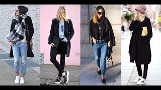 como combinar un abrigo negro - YouTube