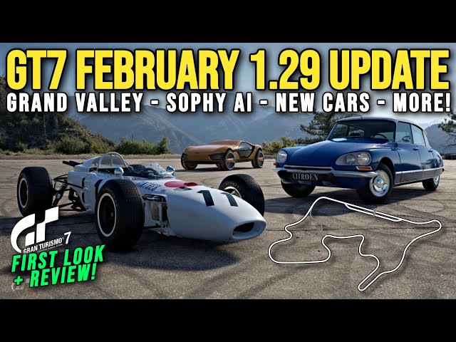 Gran Turismo 7 Update 1.29 is Now Available, Adds Grand Valley, GT Sophy,  and PSVR2 Support – GTPlanet
