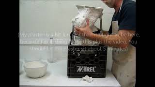 Making A Plaster Cast From A Waste Mold