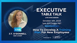 How To Develop A Training Plan For New Employees