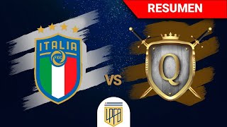 Italia (2) - (1) Quiroga y la Seleccion | Resumen