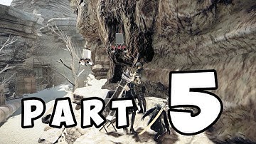 NieR Automata Walkthrough Part A DESERT ZONE The Machine Surge Part 5 Walkthrough