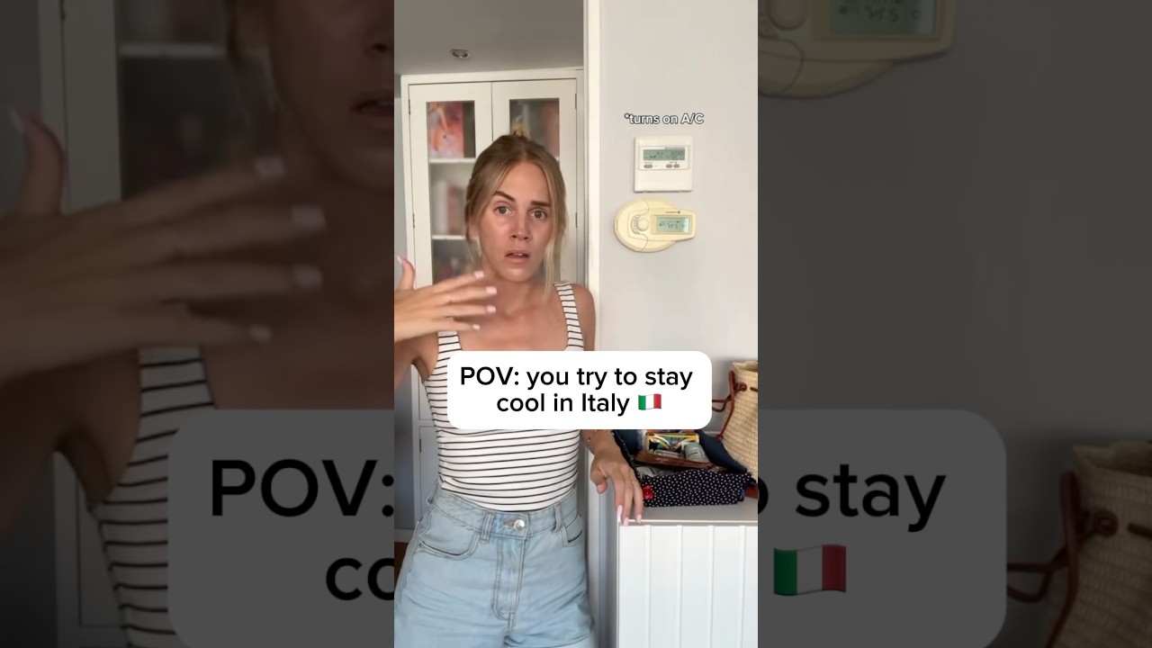 How to stay cool in Italy 