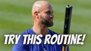 Albert Pujols Batting Practice Routine