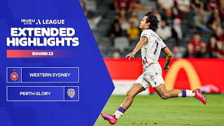 Western Sydney Wanderers v Perth Glory - Extended Highlights | Isuzu UTE A-League 2023-24 | Round 13