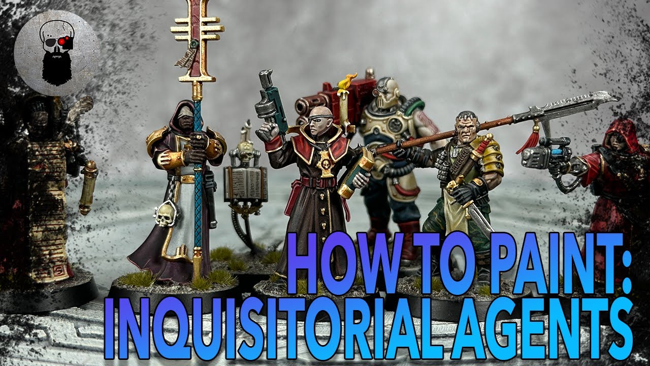 Contrast+ How to Paint Ashes of Faith, Inquisitorial Agents Kill Team