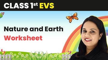 Nature and Earth - Worksheet | Class 1 EVS | CBSE 2024-25