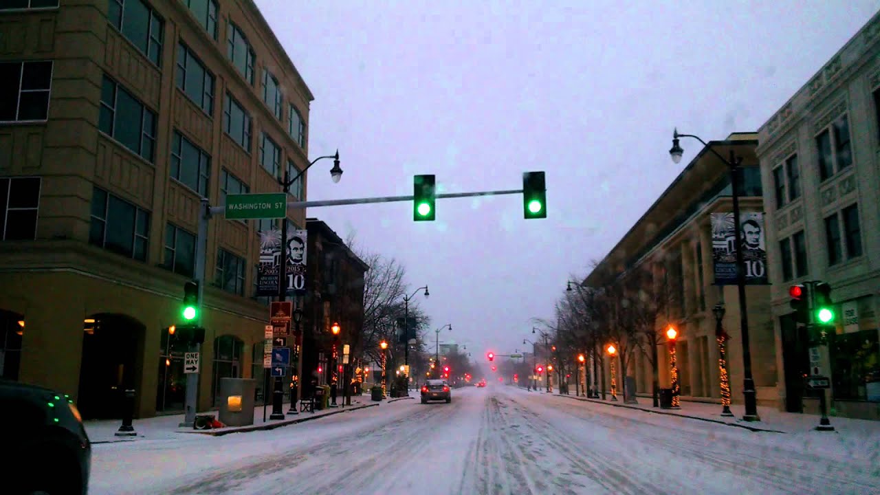 Driving In Downtown Springfield IL Snow YouTube Driving In Downtown Springfield IL Snow YouTube