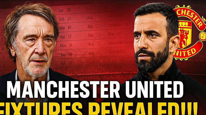 MAN UTD 25/26 FIXTURES REVEALED ! WHAT IT MEANS FOR AMORIM & INEOS TRANSFER URGENCY. #mufc #cr7