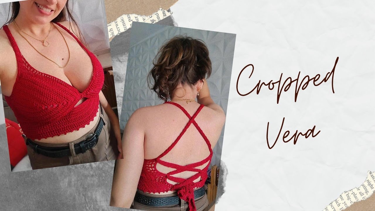 Cropped Vera em crochê | fácil de fazer 