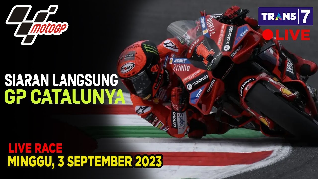 JADWAL SIARAN LANGSUNG RACE MOTO GP SERI 11 2023 GP CATALUNYA LIVE ...