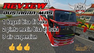 Review bus AGRA mas~full animasi || Bus simulator Indonesia~ screenshot 1