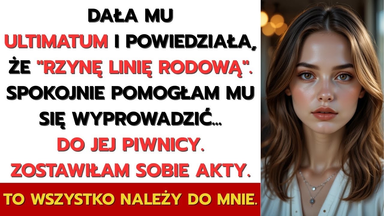 Dała mu wybór  ona albo ja – więc spakowałam jego torby i zostałam w naszym domu
