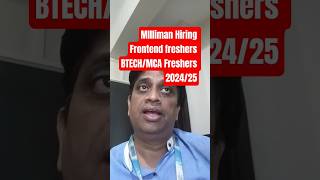 Milliman Trainee Software Engineer Job 2026 | Freshers Full Stack Role